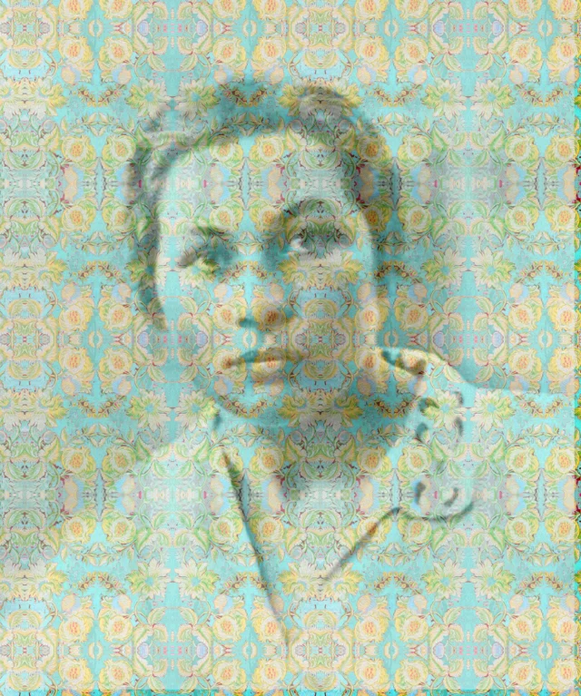 Ritratto di Anna Shchetinina, donna pioniera e capitana di mare. Opera facente parte della mostra "L'intelligenza di Venere" di Dusciana Bravura.