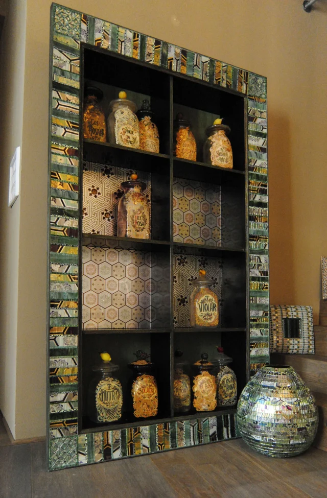 Complemento d'arredo in mosaico, oggetto 6, Dusciana Bravura