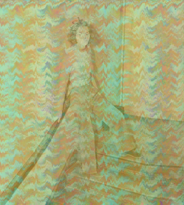 Ritratto di Helen Louise Hulick Beebe, donna pioniera ed educatrice. Opera facente parte della mostra "L'intelligenza di Venere" di Dusciana Bravura.