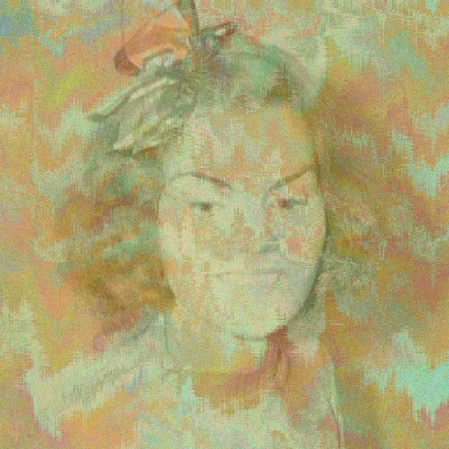 Ritratto di Helen Louise Hulick Beebe, donna pioniera ed educatrice. Opera facente parte della mostra "L'intelligenza di Venere" di Dusciana Bravura.