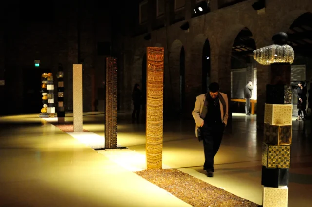 Installazione % in mosaico, pannello 1, Dusciana Bravura, Almagià Ravenna