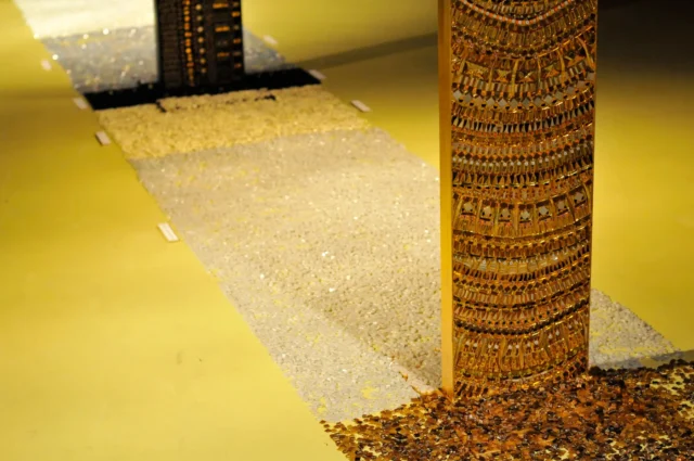Installazione % in mosaico, pannello 9, Dusciana Bravura