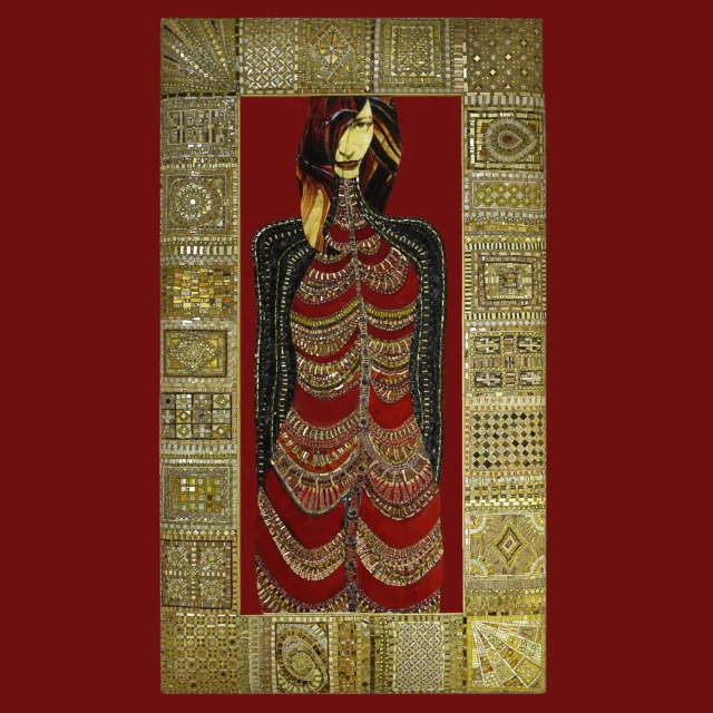 Autoritratto in mosaico di Dusciana Bravura
